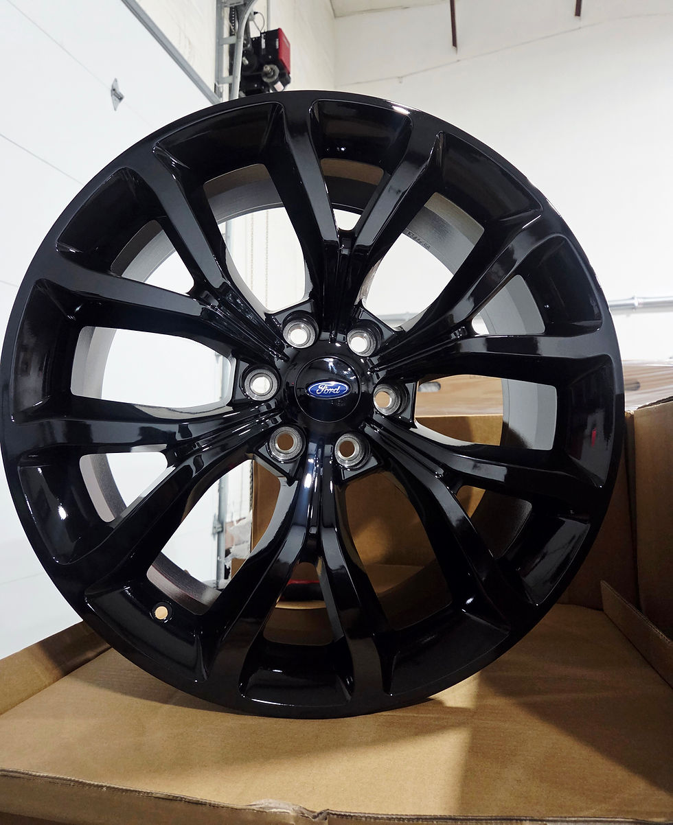 Thumbnail: 22'' Gloss Black Ford F-150 Wheels 6x135 Bolt Pattern