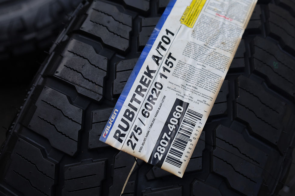 Thumbnail: 20'' Chrome Snowflake Wheels On 275/60/20 - Falken Rubitrek A/T Tires