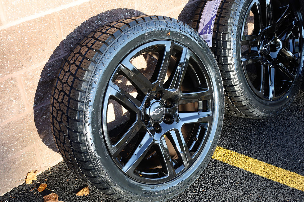 Thumbnail: 22'' Gloss Black Trailboss Wheels & All Terrains