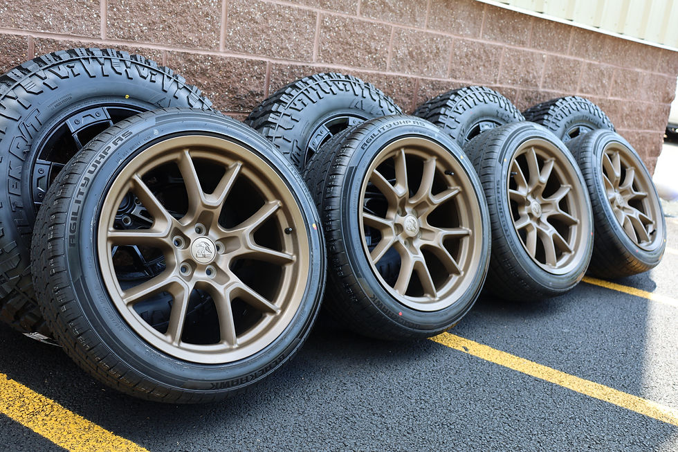 Thumbnail: Dodge Charger/Challenger/Hellcat/SRT 20'' Satin Bronze Wheels/Tires/Sensors