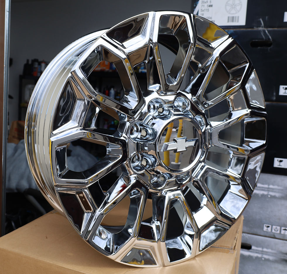 Thumbnail: 22'' Chrome High Country 8x180 Wheels/Center Caps NEW