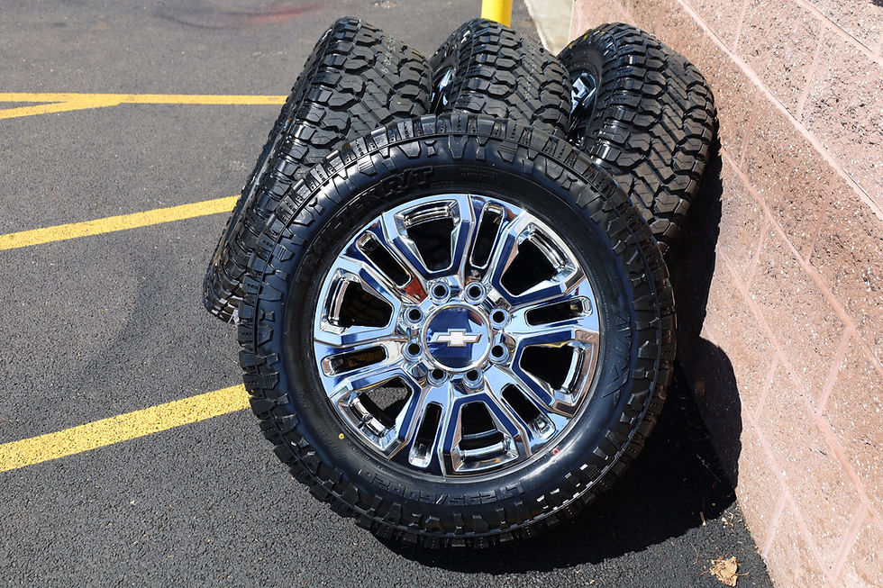 Thumbnail: 20'' Chrome Denali 8x180/Chevy/GMC 2500 HD Duramax Diesel/Chrome 295/60/20 RT's