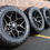 Thumbnail: 20x10 Black 4 Play Wheels -18 Offset On Nitto Ridge Grappler A/T's