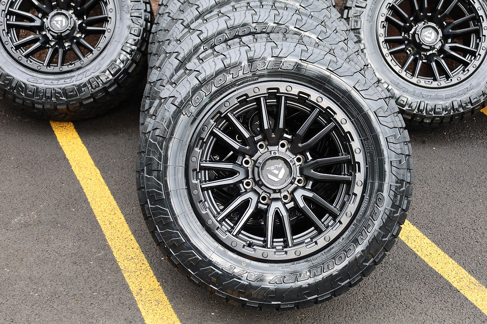 Thumbnail: Fuel Rebel D679 20x9s & 20x10s Mounted & Balanced On Toyo's/Nitto Ridge Grappler