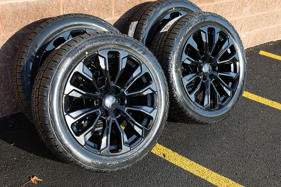 Thumbnail: 22'' Gloss Black Denali Wheels/Tires 285/45/22 - Falken Wildpeak HT02 Tires