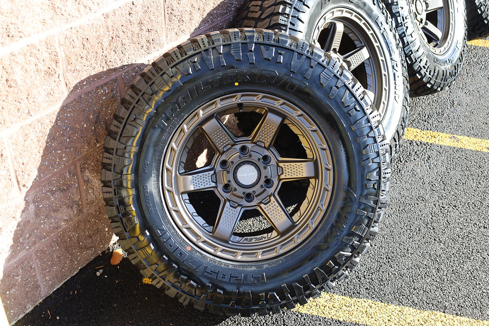 Thumbnail: 17'' Bronze 4-Play 4PS63 Wheels/33s/Chevy/Ford/Ram/Toyota