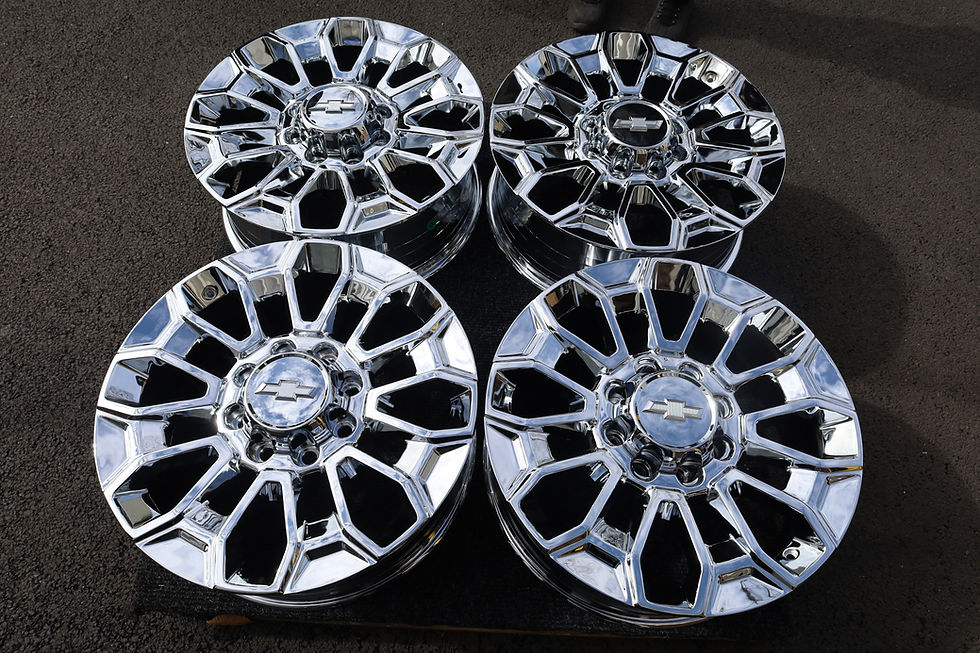 Thumbnail: 22'' Chrome High Country 8x180 Wheels/Center Caps NEW