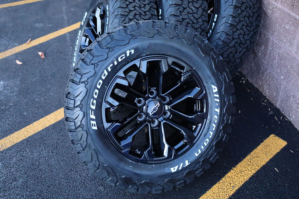 Thumbnail: 18'' Gloss Black AT4/Trailboss Wheels/275/65/18 BFG KO2s