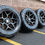 Thumbnail: 20x10 4 Play 4P06 Brushed Black 6 Lug Chevy/Ford/Ram/33x12.5x20 Nitto's