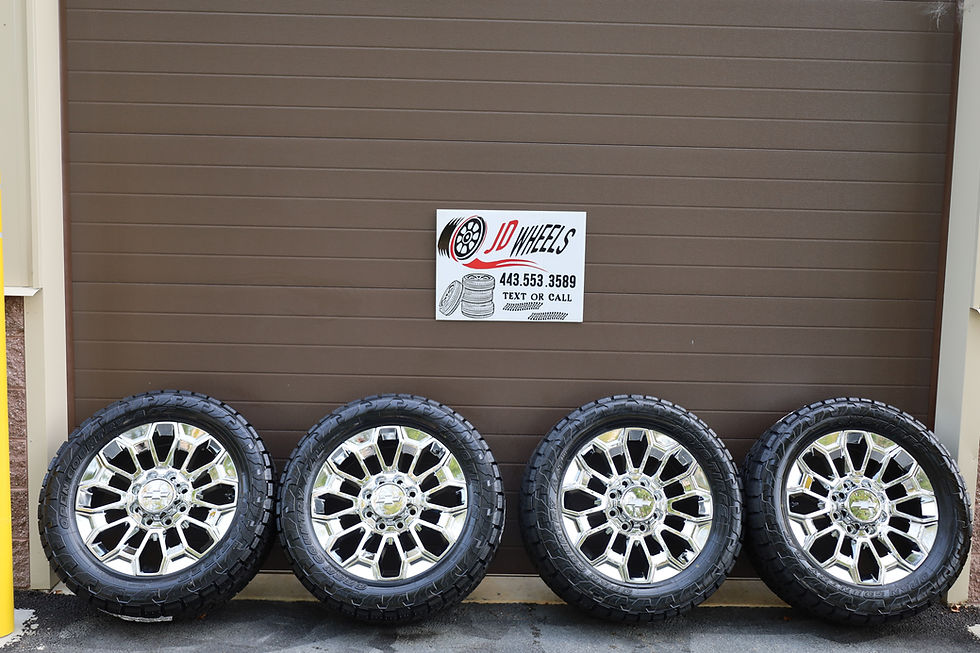 Thumbnail: 22'' Chrome 8x180 High Country Wheels/35s/Toyo Open Country AT3