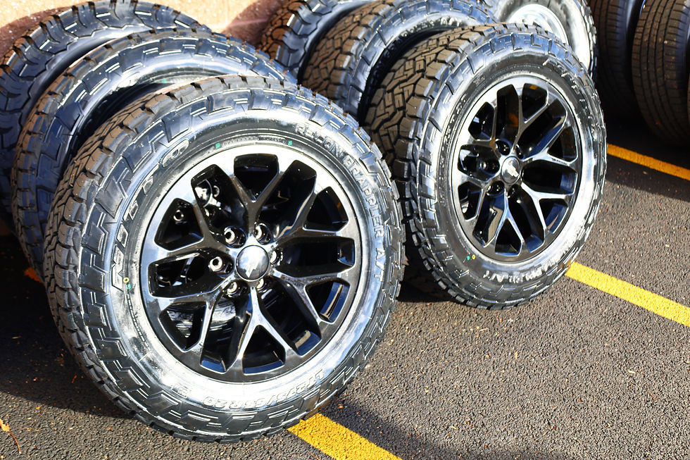 Thumbnail: Trailboss/AT4 - 34'' Black Snowflakes On Nitto Recon Grappler's