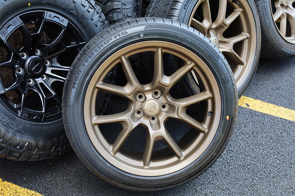 Thumbnail: Dodge Charger/Challenger/Hellcat/SRT 20'' Satin Bronze Wheels/Tires/Sensors
