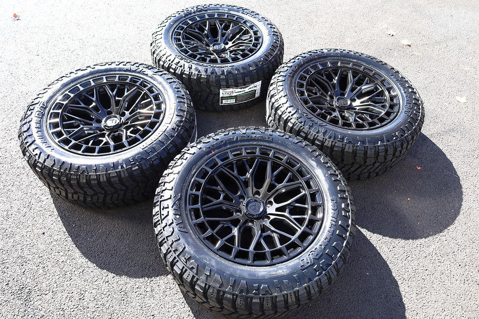 Thumbnail: 20'' Black Fuel Sigma  20x9 Wheels On Avix Trailtek R/T's