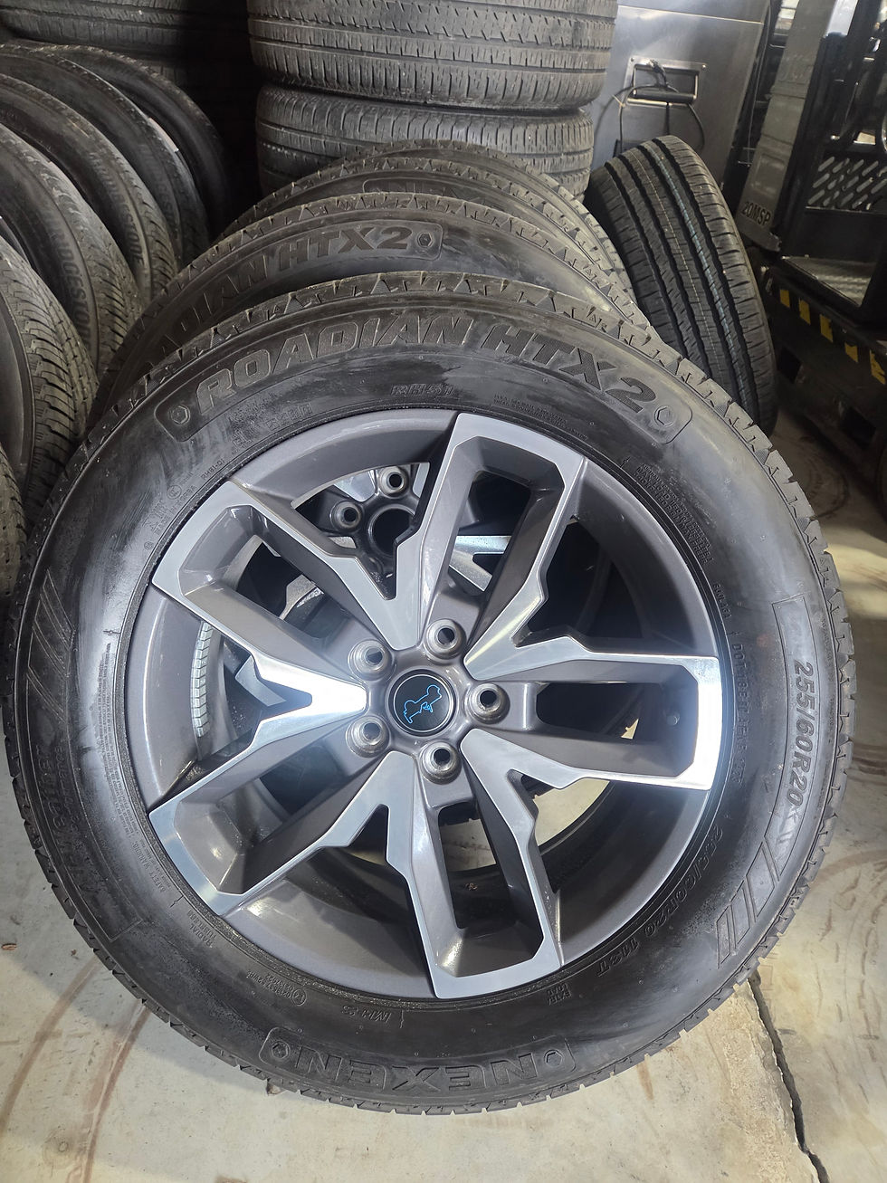 Thumbnail: Set Of 5 - Factory Jeep Wrangler/Gladiator 4xe Takeoff Wheels & Tires