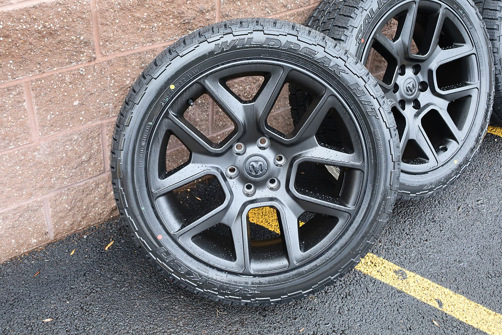 Thumbnail: 22'' Ram 1500 Black Laramie Limited Rebel Bighorn Wheels/Tires/285/45/22