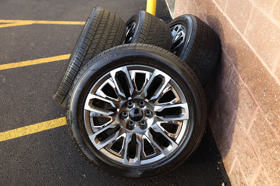 Thumbnail: 22'' GMC Sierra Ultimate Denali Wheels/Tires 275/50/22 Bridgestone Dueler