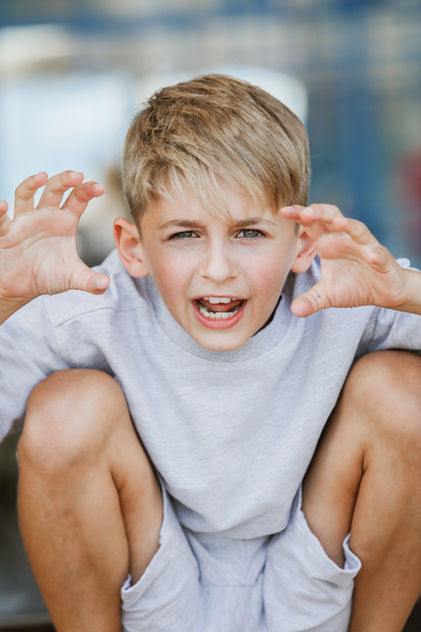 Young Boy funny Face Cooper City