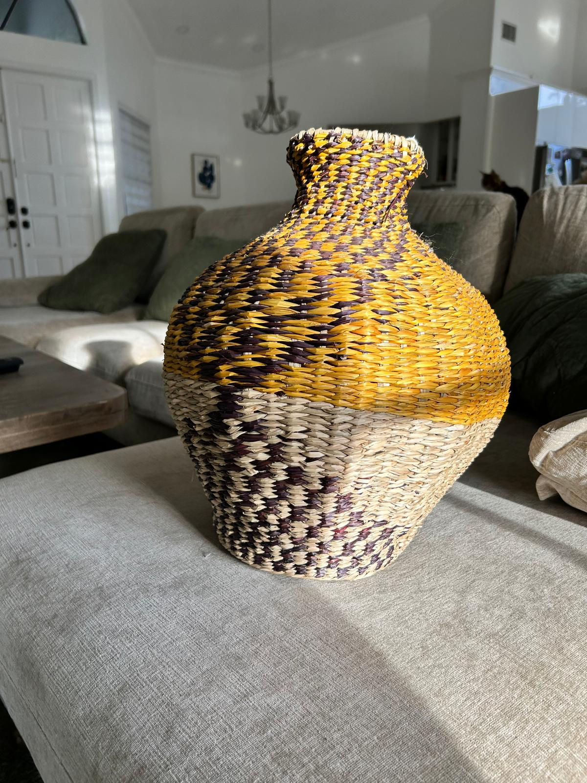 Lovely deco weaved Vase