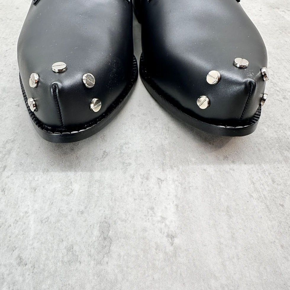 サムネイル： 【ORIMI】GOOD BOY STUDDED POINTY SHOES