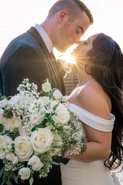 Bride and groom wedding portraits at The Blanche Lake City in Lake City Florida 