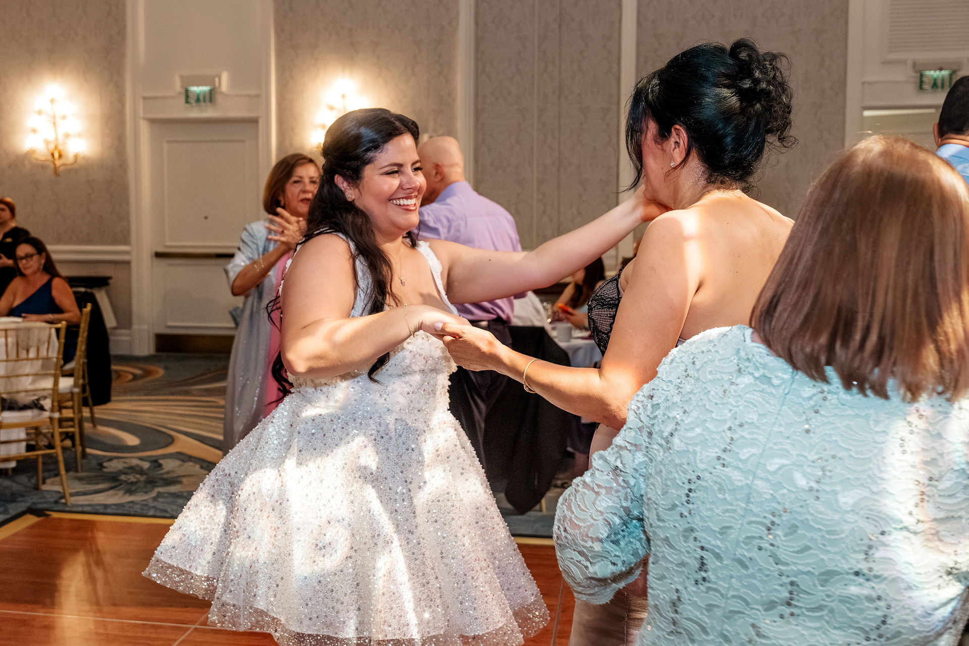 Wedding Reception at Disney's Convention Center 2025 Renovations. Photos by Honeycomb Films.