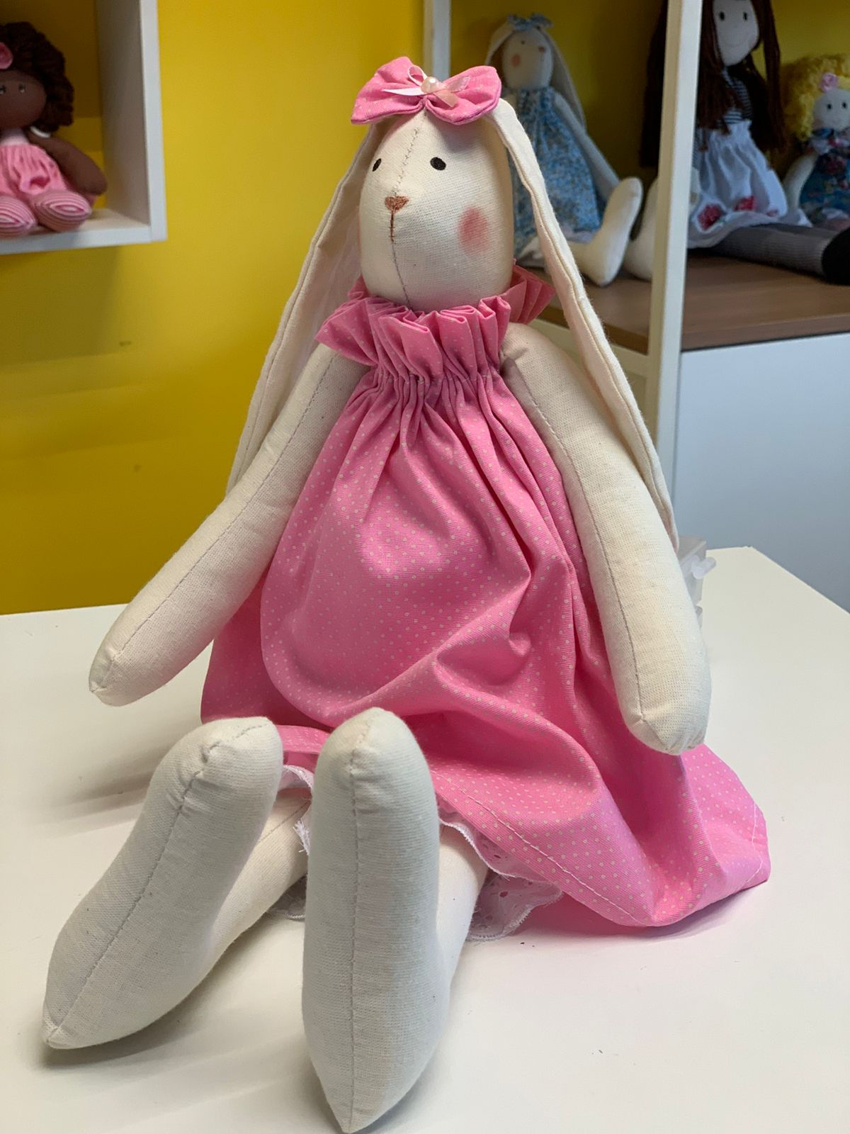 Molde e vídeo aula Coelha Vivi