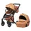 Thumbnail: Anex Baby Stroller System with Carrycot E type Caramel