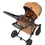 Thumbnail: Anex Baby Stroller System with Carrycot E type Caramel