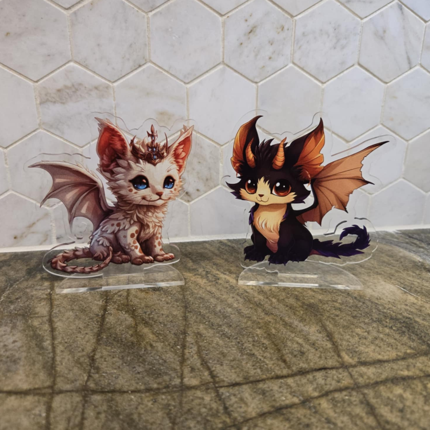 Cat Dragons Shelf Mates 4" Set