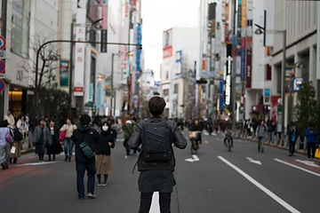 City Pedestrian Scene