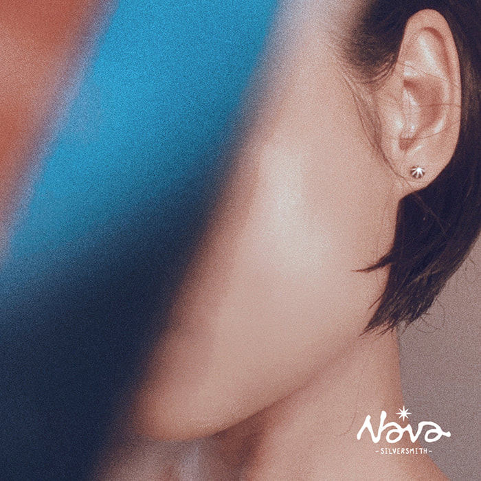 縮圖：銀貝耳環 (實心) / Mini Concho Earring