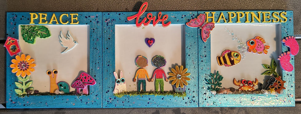 Peace love happiness