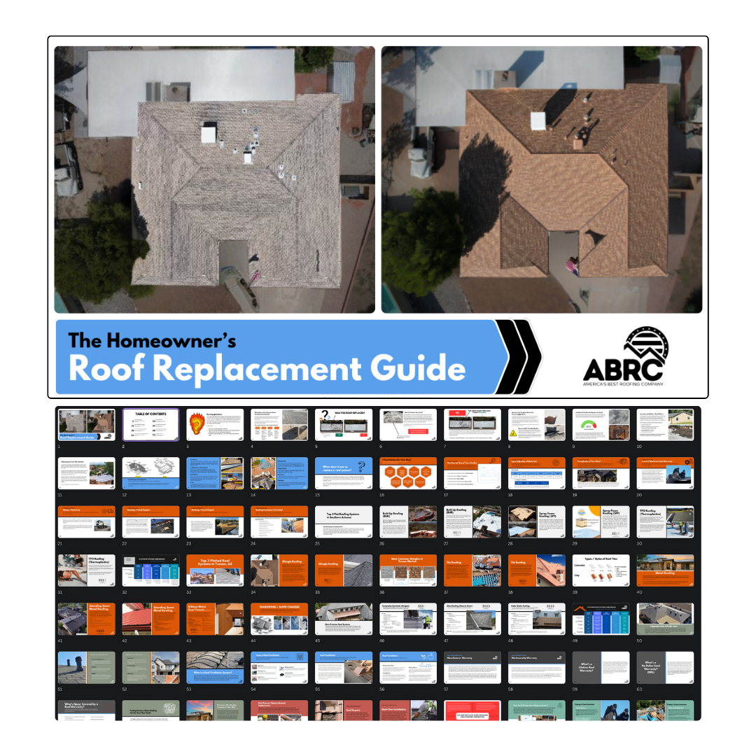 America’s Best Roofing Compan: download the Homeowner's Roof Replacement Guide. 
