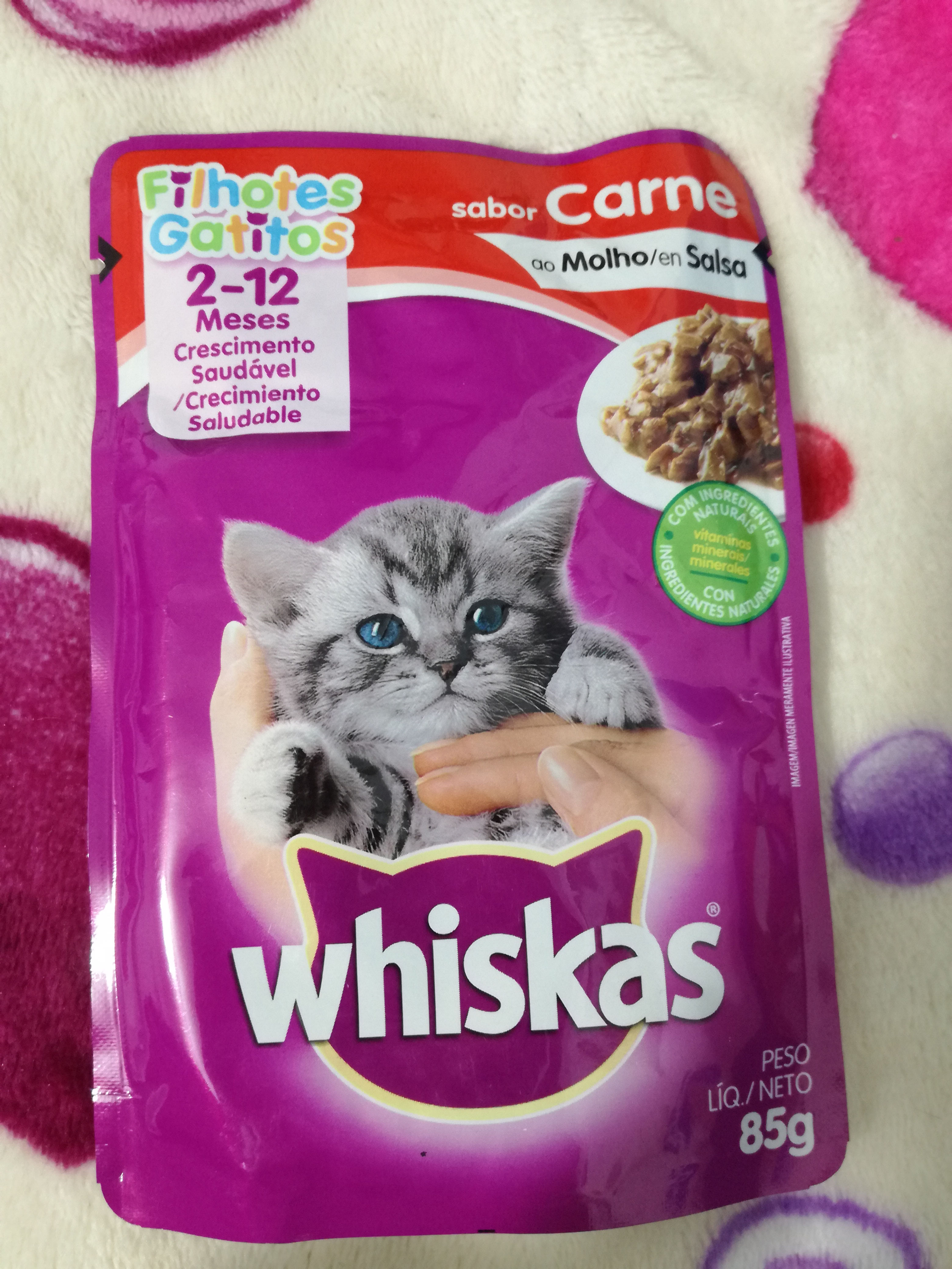 Whiskas Gatitos Carne en Salsa