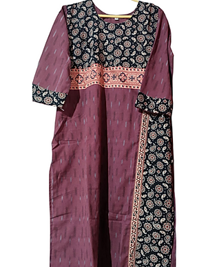 Ikkat Design kurti
