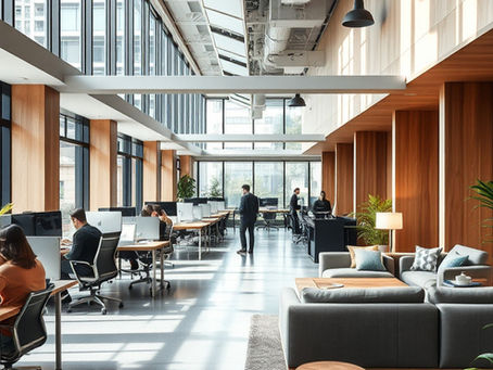 Aménagements d'espaces de travail modernes : Idées de design de bureaux modernes → Modern Workplace Layouts: Modern Office Design Ideas