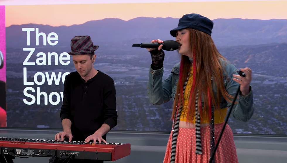 Eli performing 'Girl of Your Dreams' live on Apple Music's The Zane Lowe Show