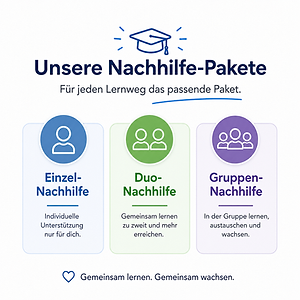 Nachhilfe-Pakete