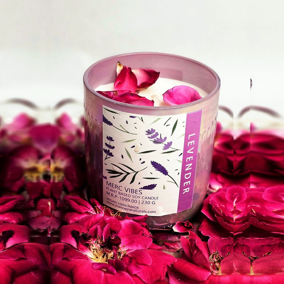 Lavender Soy Candle mesoderma