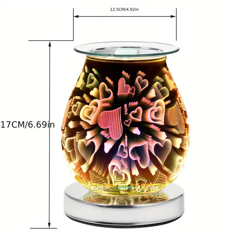 Thumbnail: Love Spell 3D Glass -  Electric Warmer