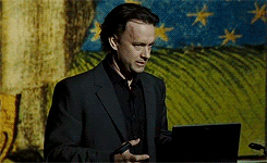 Image result for tom hanks da vinci code gif