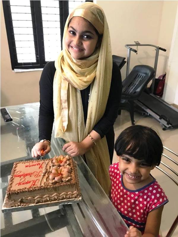 Yumna with Her Sister Mehak Fella