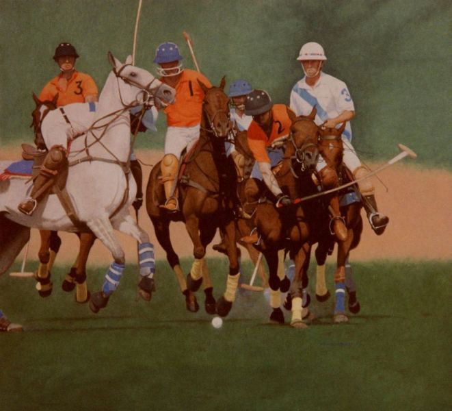 Shikhar Pahariya playing with his Royal Jaipur Polo Team