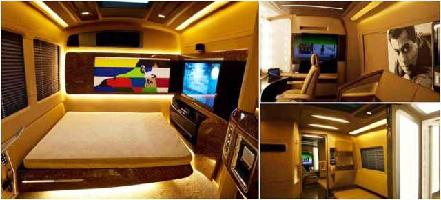 Salman Khan Vanity Van Inside