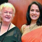 Amala Akkineni with her mother