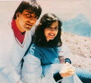 Sanjay Dutt With His Ex-Wife Richa Sharma