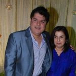 Farah Khan with her younger brother, Sajid Khan
