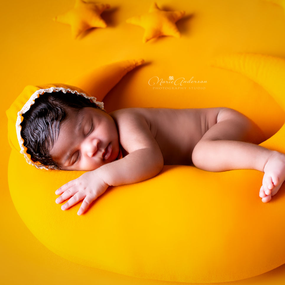 new orleans westbank marrero newborn photographer studio norie anderson black female baby photos maternity