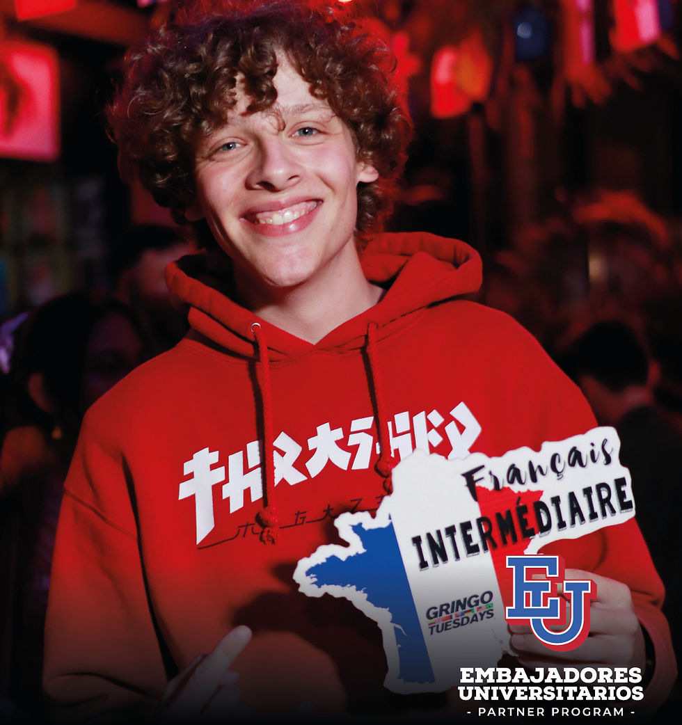 Embajadores Universitarios Gringo Tuesdays-Maria Antonia
