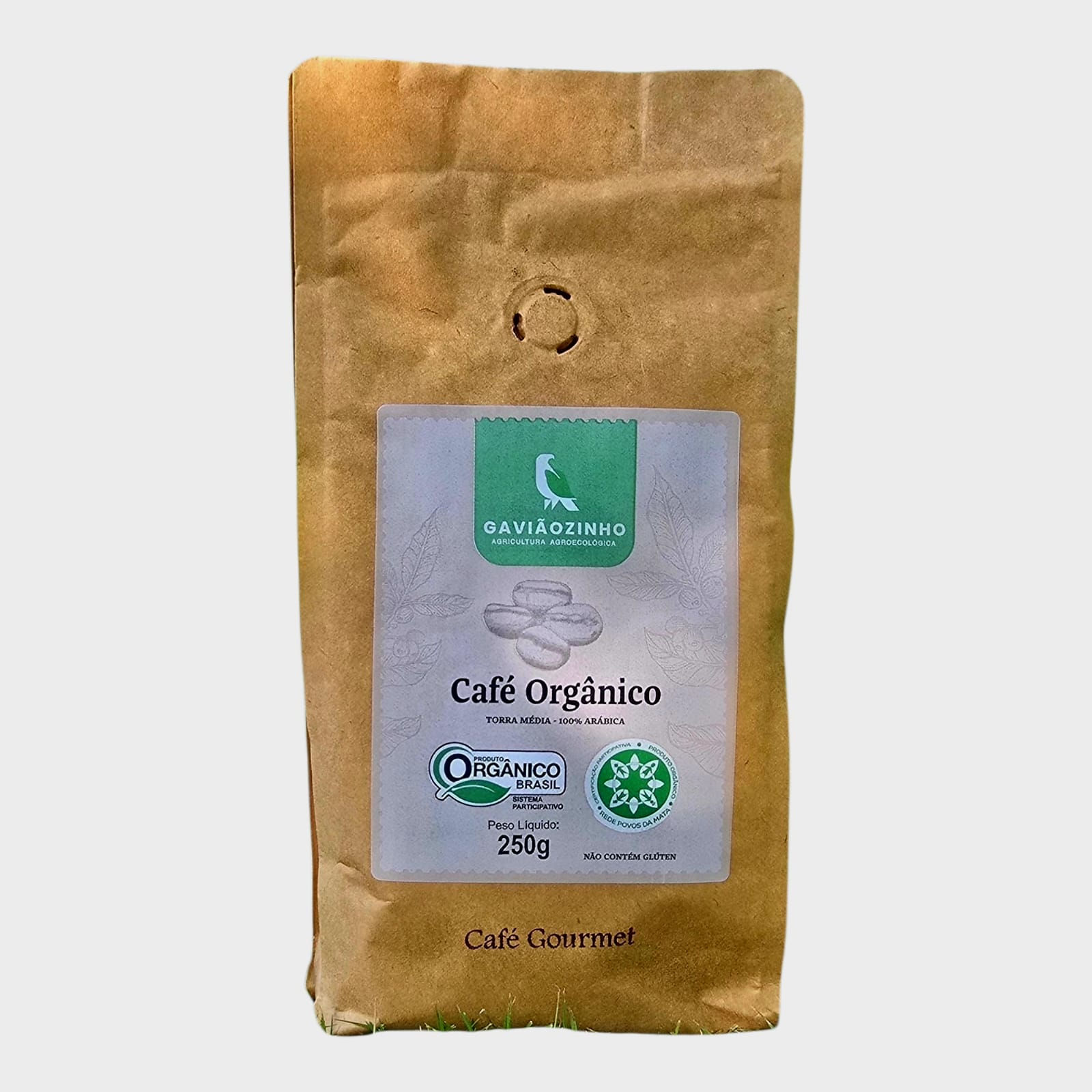 Café Gourmet — orgânico, notas de caramelo, corpo médioDescrição:
